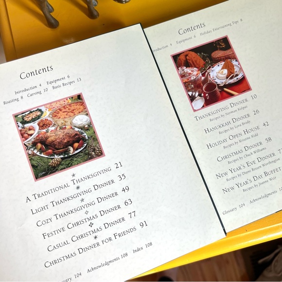 Set of Two 90s Cookbooks HOLIDAY ENTERTAINING  Williams Sonoma Kitchen Library - Picture 9 of 11